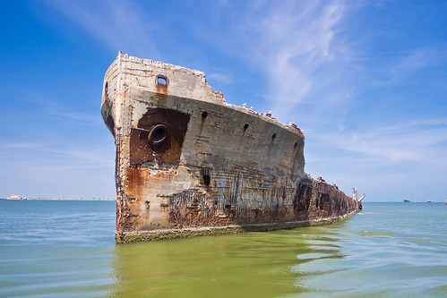 Shipwreck Galveston Bay