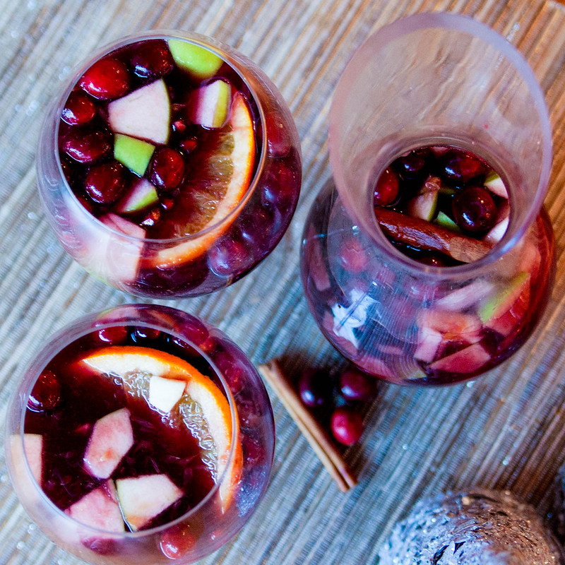 cute & little blog | holiday pomegranate orange apple sangria - Holiday Sangria Recipe by popular Dallas blogger cute & little
