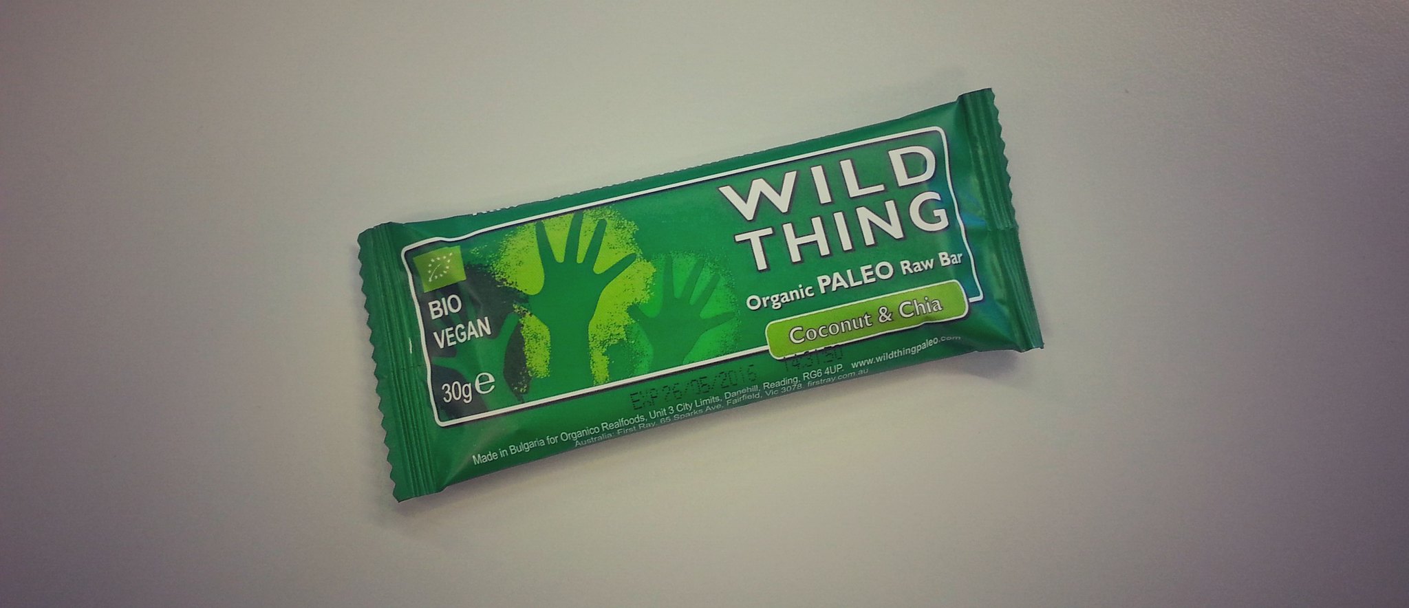 Wild Thing - Organic Paleo Raw Bar Coconut and Chia