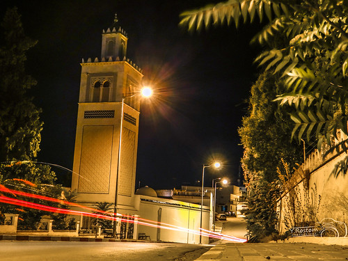 voyage street night tunisia islam tunis culture arabe rue nuit salat tunisie kef afrique durer mosquée musulman longue prière