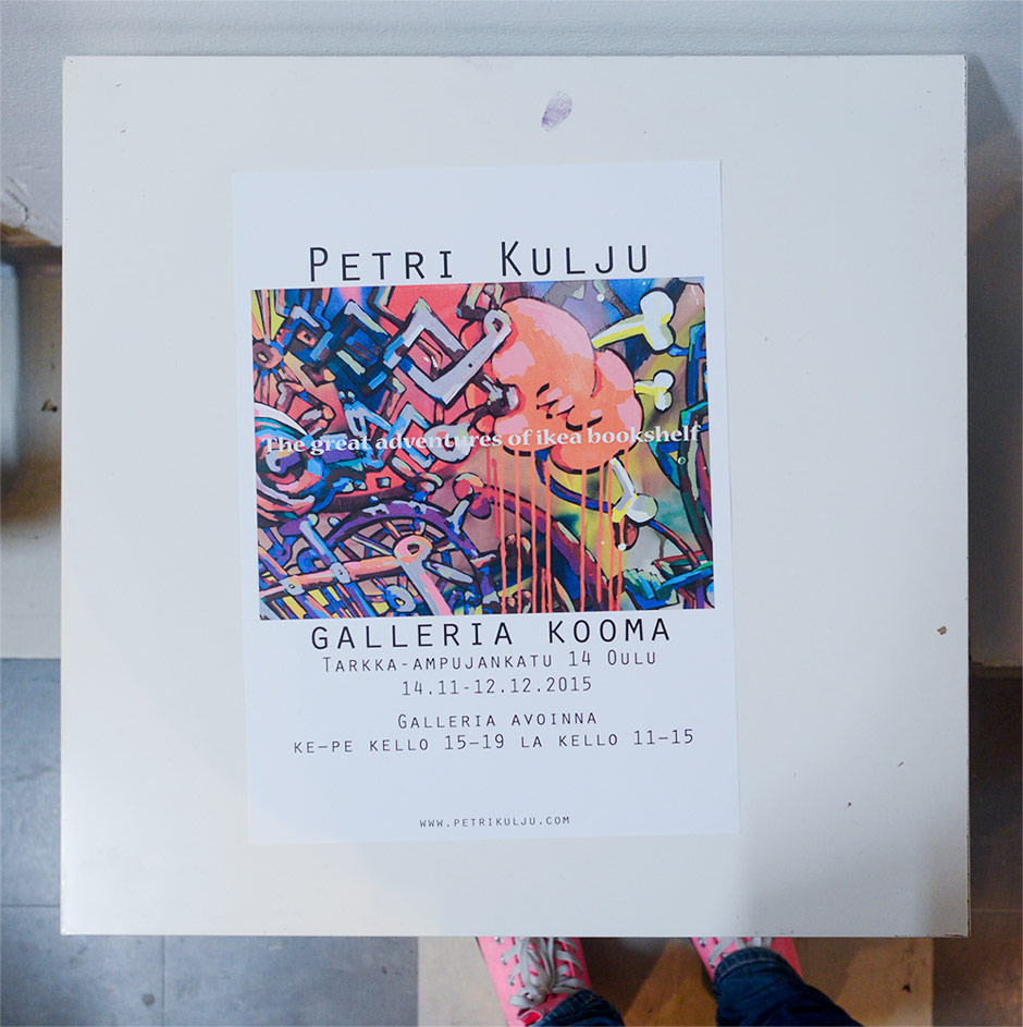 Petri Kulju's Art Show Opening at Galleria Kooma