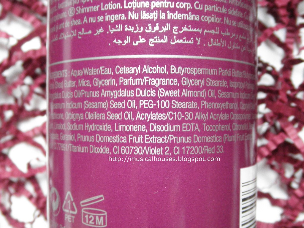The Body Shop Frosted Plum Body Lotion Ingredients