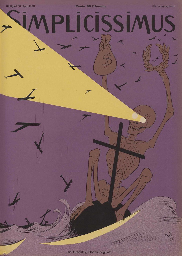Karl Arnold - The Ozeanflug season begins!, 1928