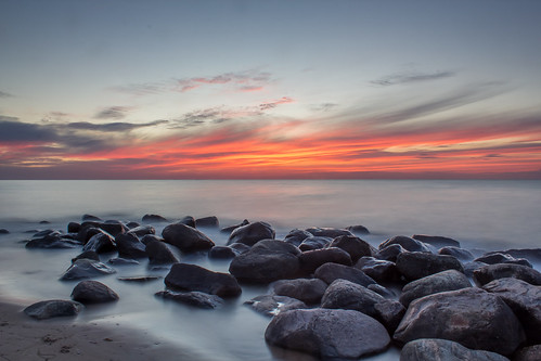 denmark seascape sunset longexposure nature naturephotography sea beach rocks