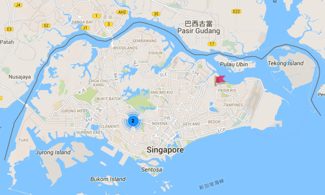 新加坡制服地圖