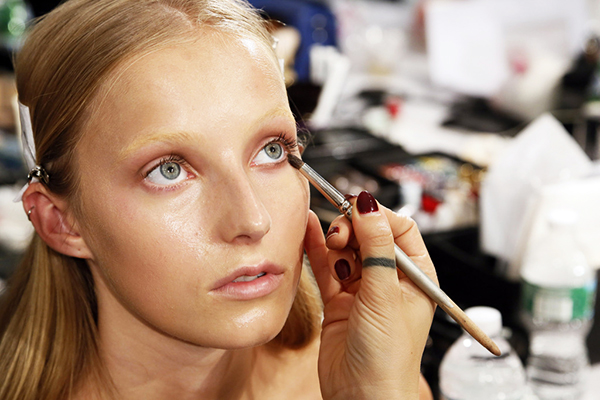 Backstage at Givenchy RTW Spring 2016
