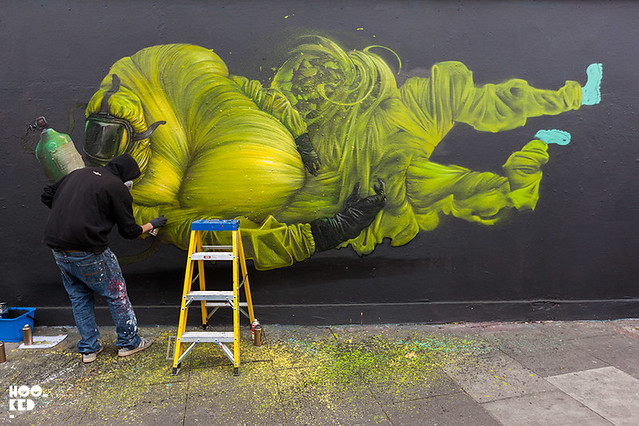 French street artists Bom.k hits the streets of London_PHOTO_©2015_MARK_RIGNEY
