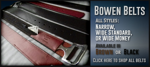 Bowen Belts shop graphic