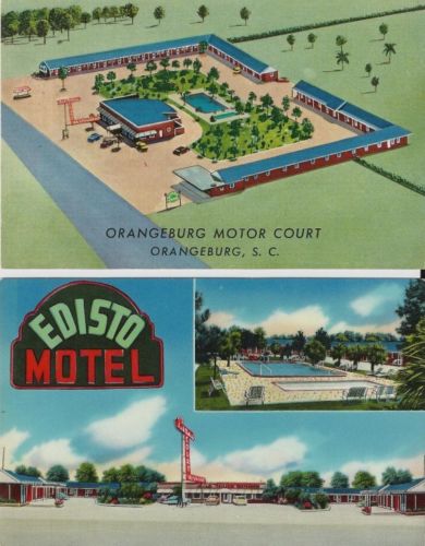 Edisto Motel and Orangeburg Motor Court front