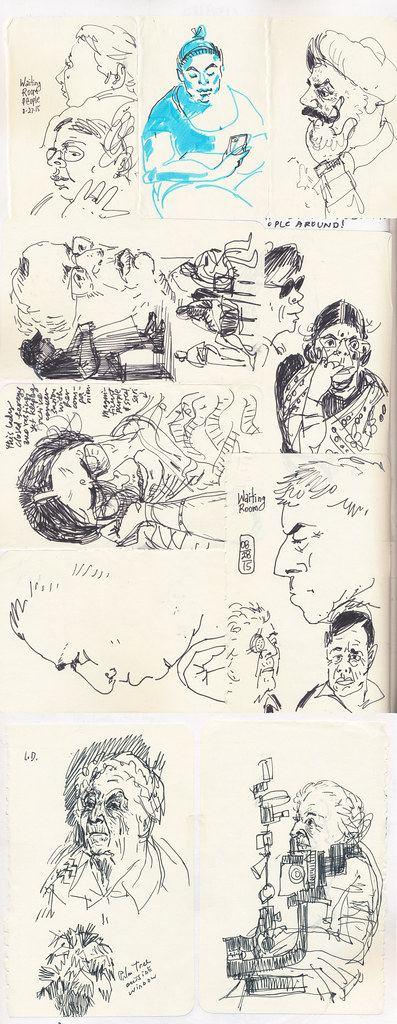 Sketchbook #92: Waiting Rooms