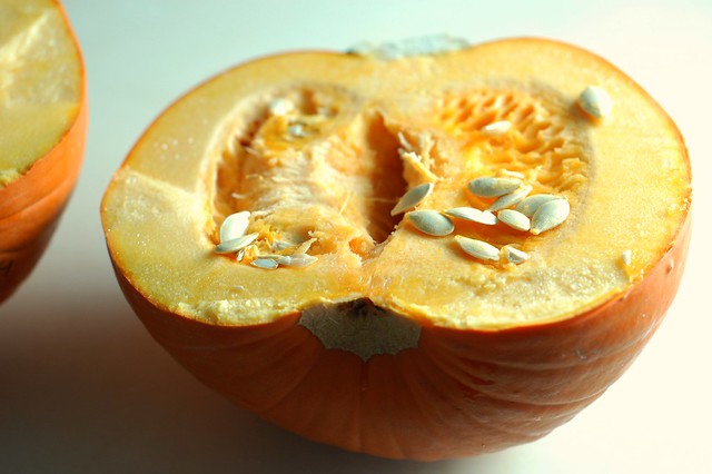 Sugar pumpkin for Kaddo Bourani by Eve Fox, the Garden of Eating, copyright 2015