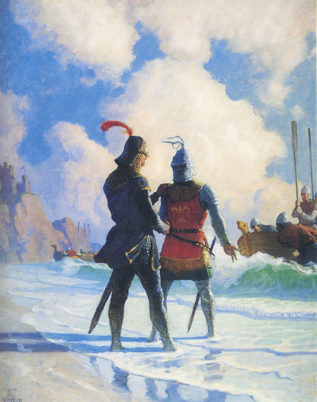 Illustration from "Scottish Chiefs" by N.C. Wyeth
