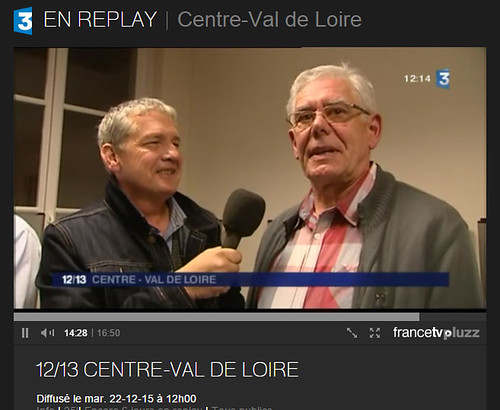 Vus à la TV (sur Fr3 Centre-Val de Loire)