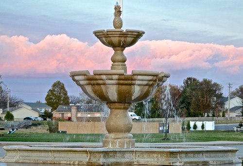 clouds fountain illinois ofallon sunset veteransdayweekend