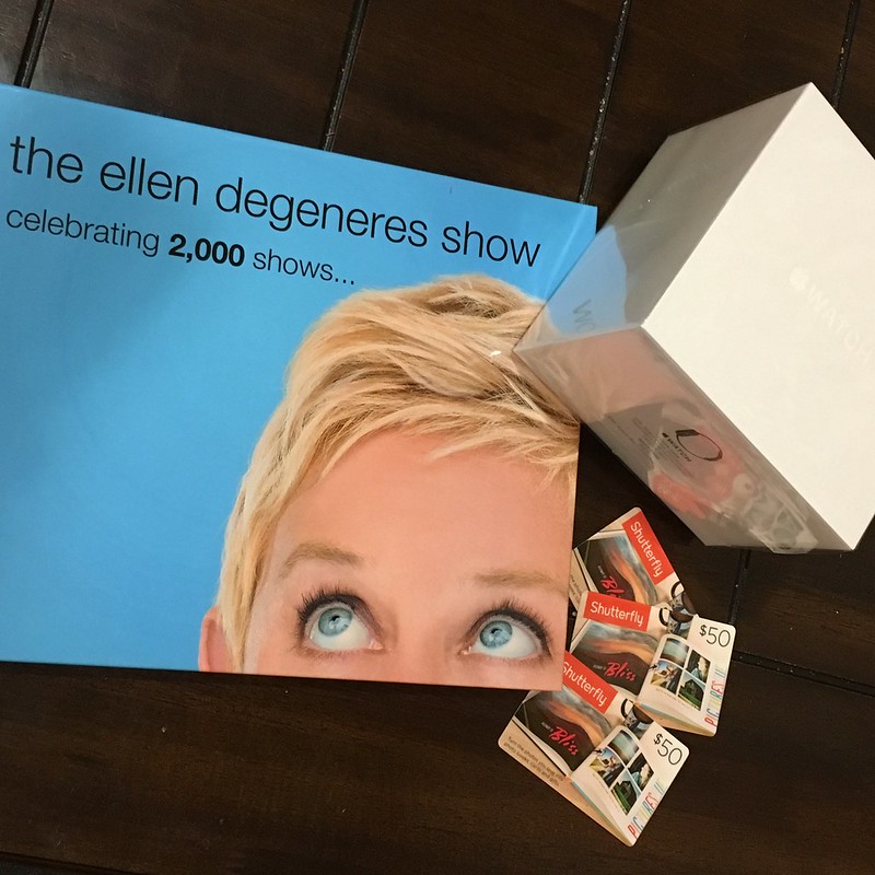Prizes from Ellen