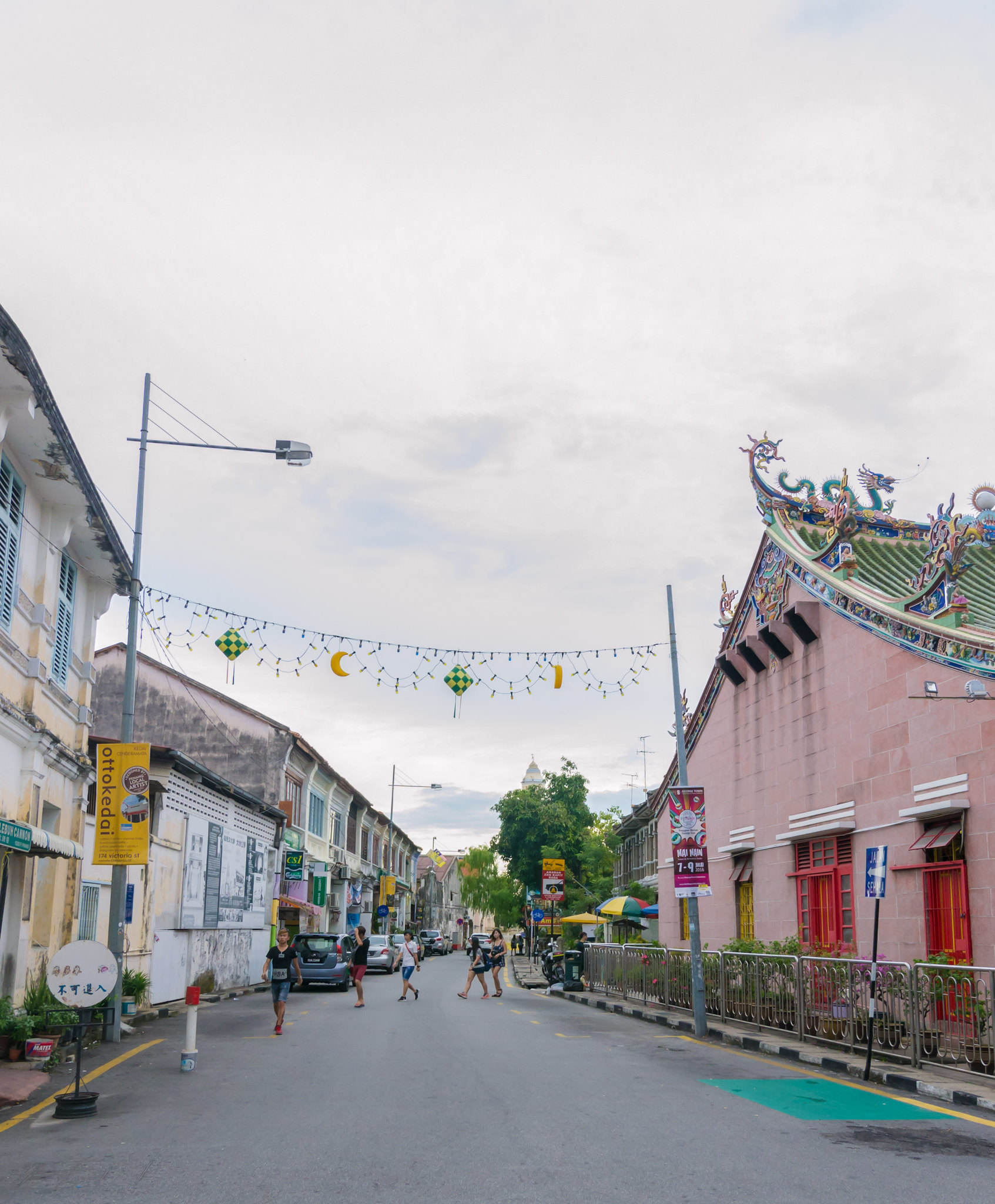 Beautiful Temples and equally beautiful streets, George Town - Penang