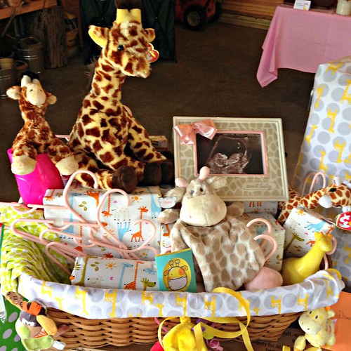 Giraffe Baby Gifts and Wrapping Paper