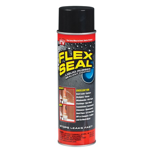 Flex Seal Black Rubber Spray Sealant 14 oz Coating Stop 