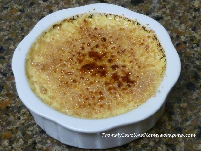 Creme Brulee at From My Carolina Home