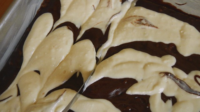 Cheesecake Swirl Brownies 15