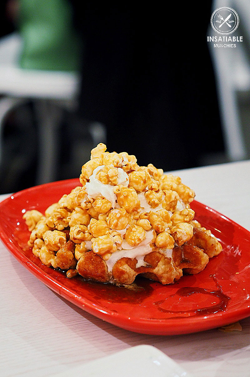 Sydney Food Blog Review of Passion Tree, Eastwood: Caramel Popcorn Waffle