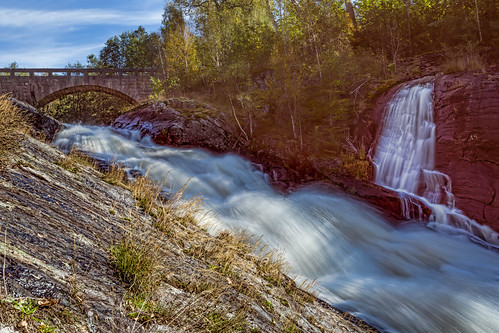 autumn river waterfall europa sweden skandinavien sverige scandinavia westcoast dalsland västkusten västragötalandslän canon5dmarkiii sundshult canonef2470mm28liiusm kynneälv