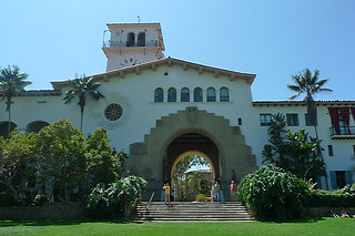 Santa Barbara - Santa Barbara Courthouse back