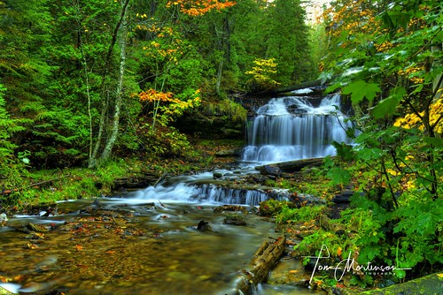 longexposure autumn usa fall nature up digital america forest canon river geotagged midwest scenery stream michigan scenic timeexposure waterfalls cascades upperpeninsula picturesque canoneos hdr northwoods watercourse munising wetmore uppermichigan troutstream northernmichigan algercounty photomatix hiawathanationalforest 24105l tonemapping wagnerfalls wagnerfallsscenicsite wagnercreek greatlakesregion michiganwaterfalls canon6d lakesuperiorregion annariver wetmoremichigan