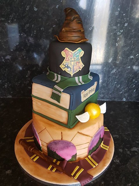Harry Potter Themed Cake by Lisa Manley