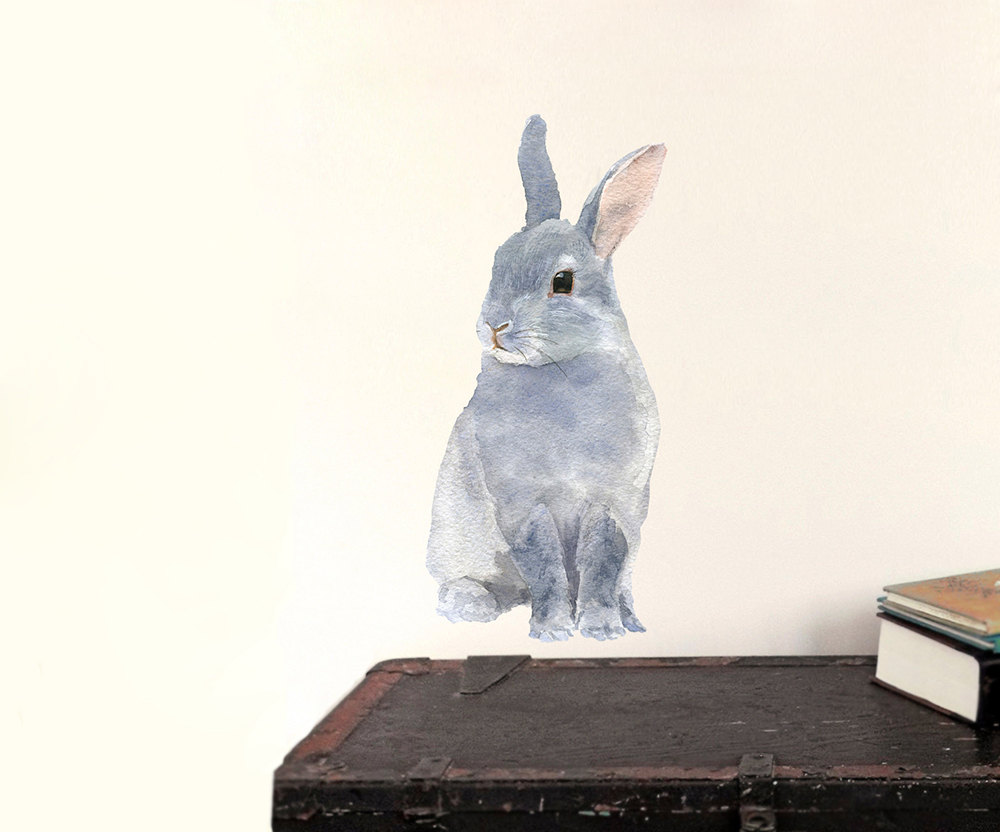 bunny wall decal