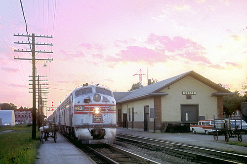 cbq e9 9993 burlington railroad emd locomotive galva zephyr train chz