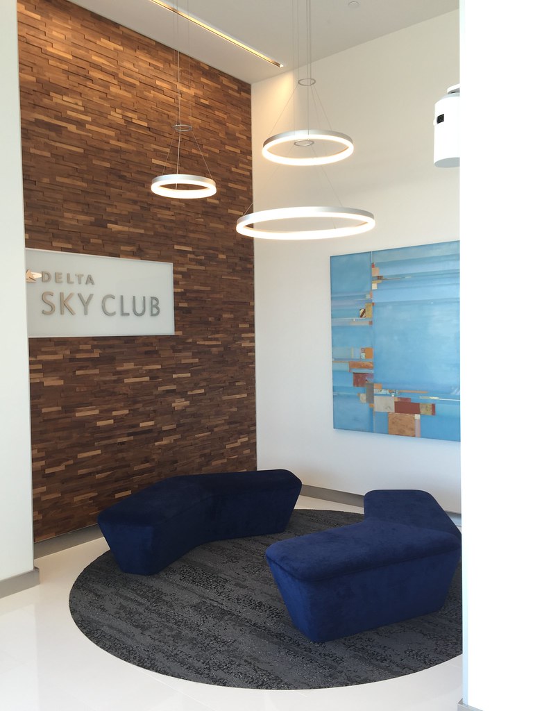 The new Delta Sky Club at SFO. For a blog post.