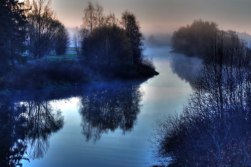 morning mist sunrise suomi finland river helsinki joki utu aamu auringonnousu nex3