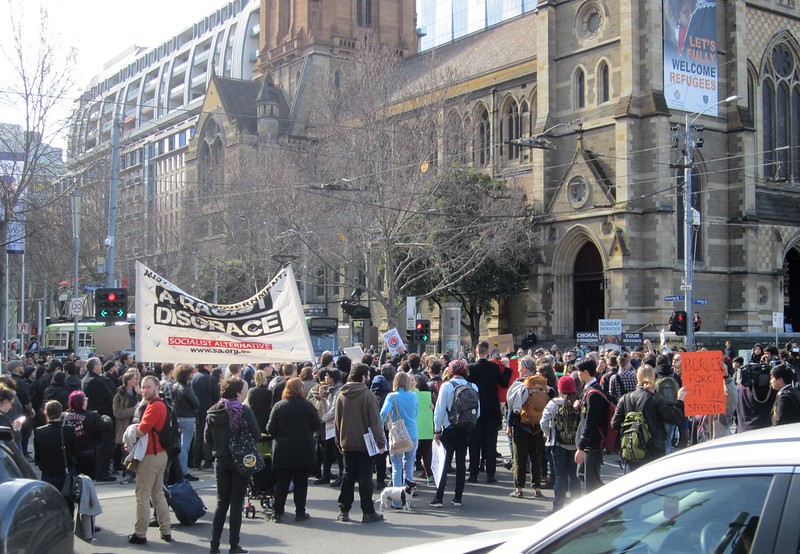 Border Force protest, 28/8/2015
