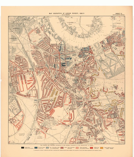 Charles Booth Maps Descriptive of London Poverty