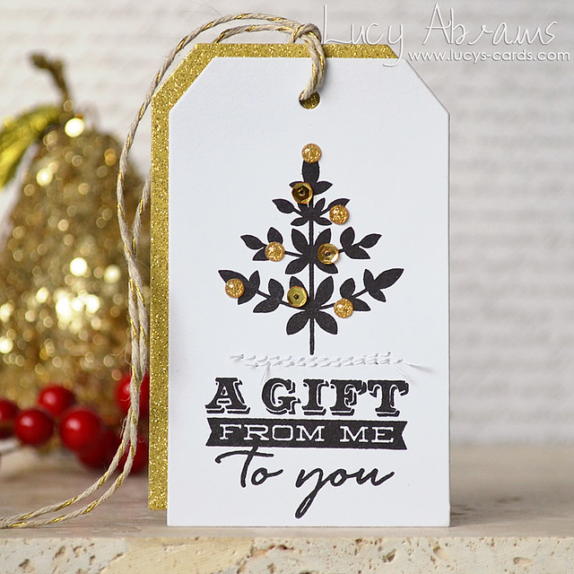 Tiny Tree Gift Tag by Lucy Abrams