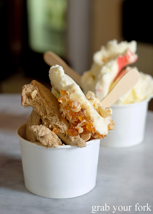 Coffee and croccantino gelato at Ciccone & Sons Gelateria, Redfern Sydney food blog review