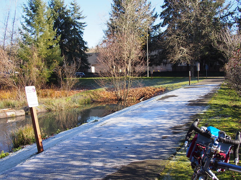 North Creek Trail: I didn't actually use it this time because I wanted the challenge of climbing over SE 164th St.