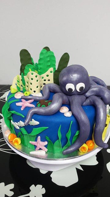 Sea Themed Cake by Kylie Hodgson of Cake Studio Adelaide
