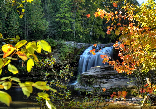 autumn wild color fall nature up digital canon landscape geotagged waterfall midwest scenery stream michigan fallcolors scenic autumnleaves wilderness upperpeninsula picturesque cascade hdr watercourse northernmichigan okundekunfalls brucecrossing northcountrytrail baltimoreriver ontonagoncounty photomatix 24105l tonemapping plungefalls ottawanationalforest michiganwaterfalls canon6d