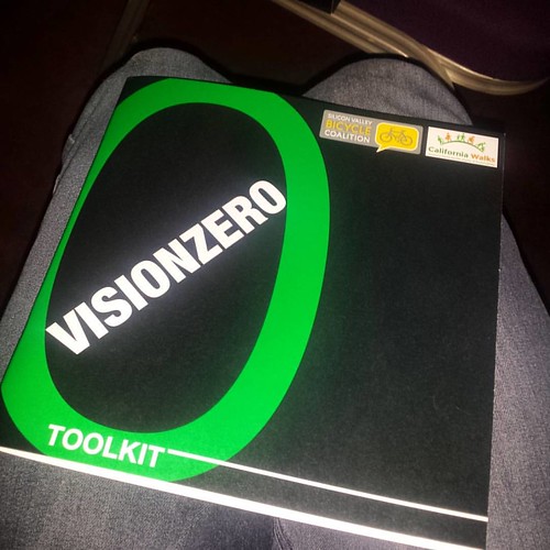 Time to introduce the Vision Zero Toolkit at #svbikesummit w/ @bogrosemary & @bikesiliconvalley
