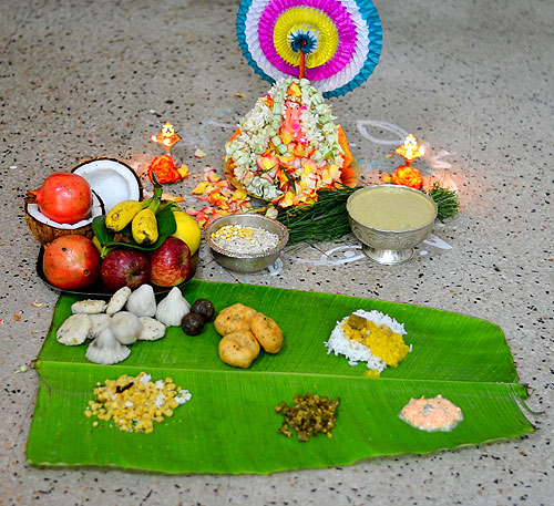 Ganesh chaturthi celebration at home