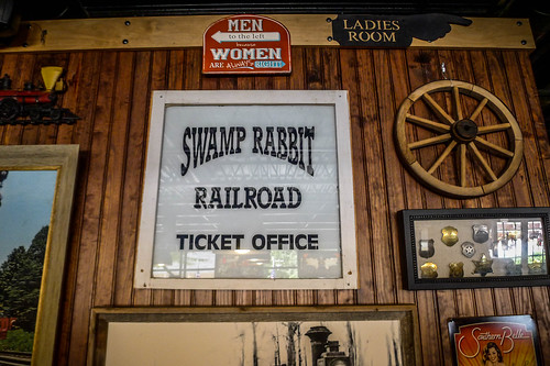 Swamp Rabbit Ticket Office Sign