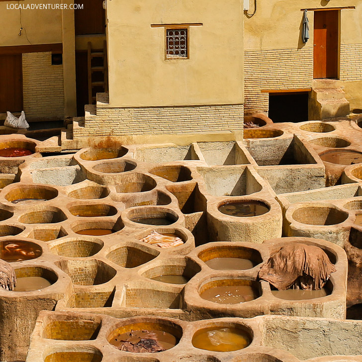 Chouara Tannery - The Largest Tannery in the Fez Medina.