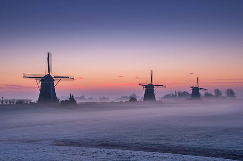 morning pink blue light red sky orange sun mist cold holland building netherlands windmill dutch field silhouette misty fog rural sunrise season countryside early scenery frost silent view farm scenic meadow culture tranquility surface calm farmland pasture silence bluehour pastoral tranquil wilsveen leidschenveen