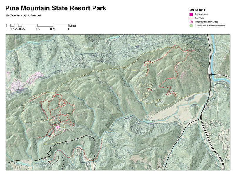 Scenic Overlook Analysis on Pine Mountain