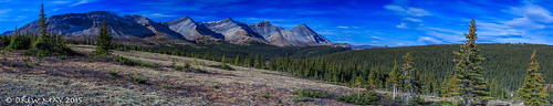 autumn trees sky mountain canada mountains clouds landscape photography cardinal pano may drew panoramic 124 alberta tripoli eastern divide slopes cheviot cardinaldivide easternslopes drewmayphoto drewmayphotography cheviotmountain tripolimountain