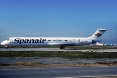 Spanair MD-83 EC-HJB BCN 22/01/2000