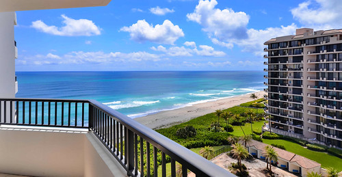 juno seashore view miamifl balcony blue architecture tourism travelling skies colors contemplation waterways clouds