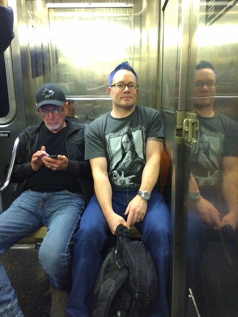 Joshy on the subway